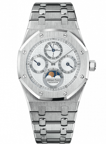 Audemars Piguet Royal Oak Perpetual Calendar Stainless Steel / Platinum / Silver 25820SP.OO.0944SP.03 Audemars Piguet Royal Oak Perpetual Calendar Stainless Steel / Platinum / Silver 25820SP.OO.0944SP.03