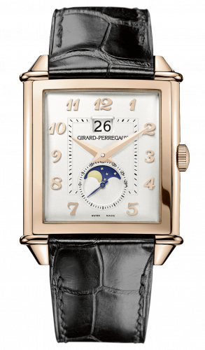 Girard-Perregaux Vintage 1945 XXL Large Date and Moonphases Pink Gold / Silver 25882-52-121-BB6B Girard-Perregaux Vintage 1945 XXL Large Date and Moonphases Pink Gold / Silver 25882-52-121-BB6B