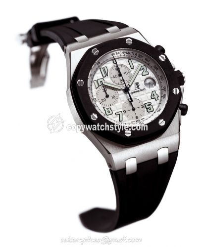 Audemars Piguet Royal Oak OffShore 25940 Chronograph Rubberclad Stainless Steel / Silver 25940SK.OO.D002CA.02 Audemars Piguet Royal Oak OffShore 25940 Chronograph Rubberclad Stainless Steel / Silver 25940SK.OO.D002CA.02