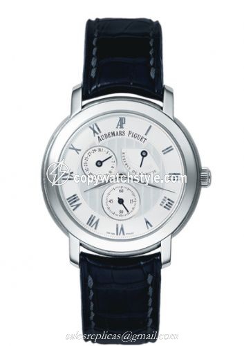 Audemars Piguet Jules Audemars Small Seconds & Power Reserve White Gold / Silver 25955BC.OO.D002CR.01 Audemars Piguet Jules Audemars Small Seconds & Power Reserve White Gold / Silver 25955BC.OO.D002CR.01