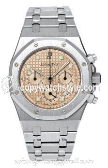Audemars Piguet Royal Oak 25960 Chronograph White Gold / Salmon 25960BC.OO.1185BC.02 Audemars Piguet Royal Oak 25960 Chronograph White Gold / Salmon 25960BC.OO.1185BC.02