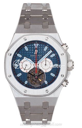 Audemars Piguet Royal Oak Tourbillon Chronograph Stainless Steel / Blue 25977ST.OO.1205ST.01 Audemars Piguet Royal Oak Tourbillon Chronograph Stainless Steel / Blue 25977ST.OO.1205ST.01