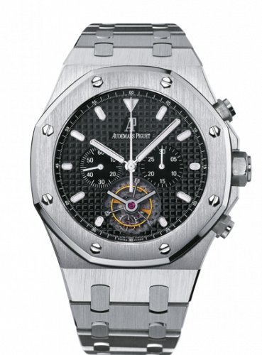 Audemars Piguet Royal Oak Tourbillon Chronograph Stainless Steel / Black / Bracelet 25977ST.OO.1205ST.02 Audemars Piguet Royal Oak Tourbillon Chronograph Stainless Steel / Black / Bracelet 25977ST.OO.1205ST.02