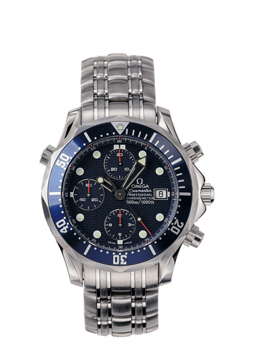 Omega Seamaster Diver 300M Automatic 41.5 Chronograph Stainless Steel / Blue / Bracelet 2599.80.00 Omega Seamaster Diver 300M Automatic 41.5 Chronograph Stainless Steel / Blue / Bracelet 2599.80.00