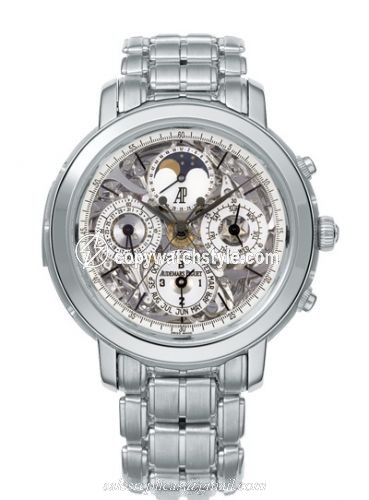 Audemars Piguet Jules Audemars 26023 Grande Complication Platinum / Sapphire / Bracelet 26023PT.OO.1138PT.01 Audemars Piguet Jules Audemars 26023 Grande Complication Platinum / Sapphire / Bracelet 26023PT.OO.1138PT.01