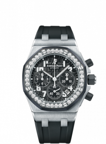 Audemars Piguet Royal Oak OffShore 26048 Lady Chronograph Stainless Steel / Black 26048SK.ZZ.D002CA.01