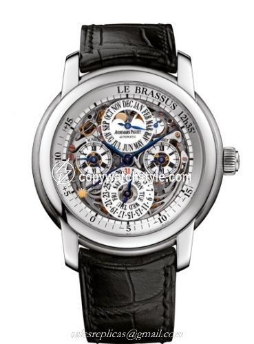 Audemars Piguet Jules Audemars 26003 Equation of Time Platinum / Openworked 26053PT.OO.D002CR.01 Audemars Piguet Jules Audemars 26003 Equation of Time Platinum / Openworked 26053PT.OO.D002CR.01