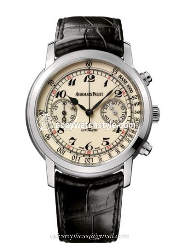 Audemars Piguet Jules Audemars 26100 Chronograph White Gold / Creme Vintage 26100BC.OO.D002CR.01 Audemars Piguet Jules Audemars 26100 Chronograph White Gold / Creme Vintage 26100BC.OO.D002CR.01