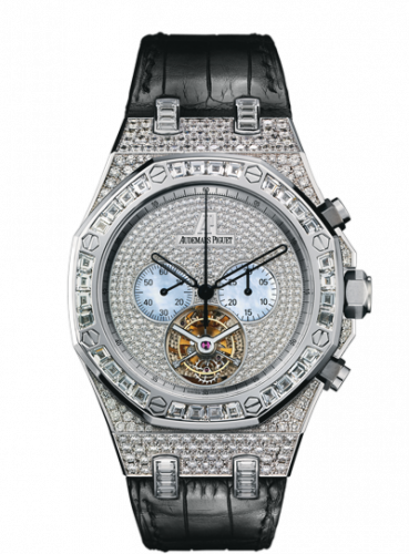 Audemars Piguet Royal Oak Tourbillon Chronograph White Gold / Diamond / Strap 26116BC.ZZ.D002CR.01 Audemars Piguet Royal Oak Tourbillon Chronograph White Gold / Diamond / Strap 26116BC.ZZ.D002CR.01