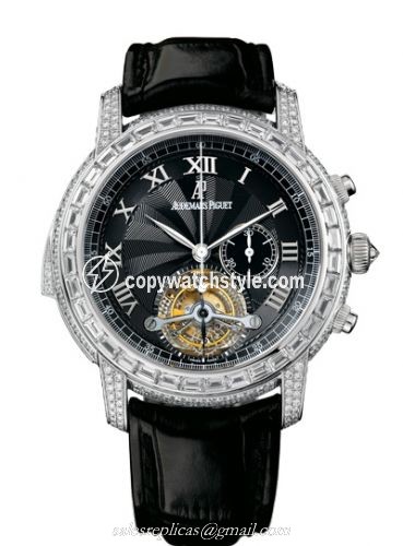 Audemars Piguet Jules Audemars Minute Repeater Tourbillon Chronograph White Gold / Diamond / Black 26118BC.ZZ.D002CR.01 Audemars Piguet Jules Audemars Minute Repeater Tourbillon Chronograph White Gold / Diamond / Black 26118BC.ZZ.D002CR.01