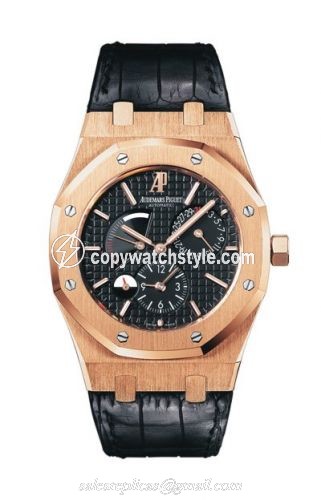 Audemars Piguet Royal Oak 26120 Dual Time Pink Gold / Black 26120OR.OO.D002CR.01 Audemars Piguet Royal Oak 26120 Dual Time Pink Gold / Black 26120OR.OO.D002CR.01