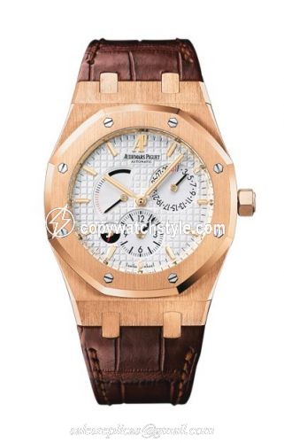Audemars Piguet Royal Oak 26120 Dual Time Pink Gold / Silver 26120OR.OO.D088CR.01 Audemars Piguet Royal Oak 26120 Dual Time Pink Gold / Silver 26120OR.OO.D088CR.01