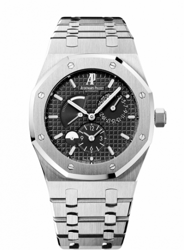 Audemars Piguet Royal Oak Dual Time Stainless Steel / Black 26120ST.OO.1220ST.03 Audemars Piguet Royal Oak Dual Time Stainless Steel / Black 26120ST.OO.1220ST.03