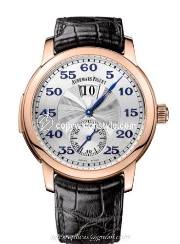 Audemars Piguet Jules Audemars Minute Repeater Jumping Hours Pink Gold / Silver 26151OR.OO.D002CR.02 Audemars Piguet Jules Audemars Minute Repeater Jumping Hours Pink Gold / Silver 26151OR.OO.D002CR.02