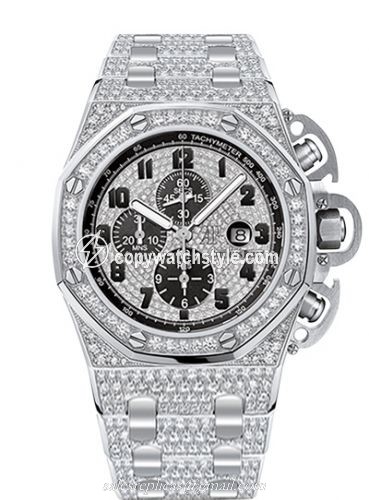 Audemars Piguet Royal Oak OffShore 26215 T3 White Gold / Diamond / Bracelet 26215BC.ZZ.1239BC.01