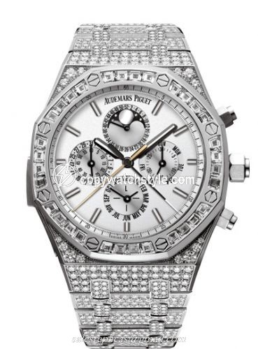 Audemars Piguet Royal Oak Grande Complication White Gold / Diamond / Silver / Bracelet 26222BC.ZZ.1197BC.01 Audemars Piguet Royal Oak Grande Complication White Gold / Diamond / Silver / Bracelet 26222BC.ZZ.1197BC.01
