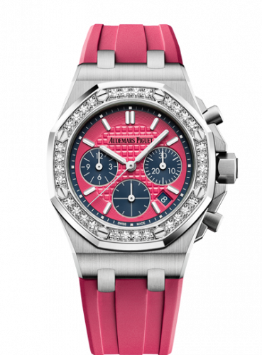 Audemars Piguet Royal Oak OffShore 26231 Lady Chronograph Stainless Steel / Pink / Diamond 26231ST.ZZ.D069CA.01 Audemars Piguet Royal Oak OffShore 26231 Lady Chronograph Stainless Steel / Pink / Diamond 26231ST.ZZ.D069CA.01