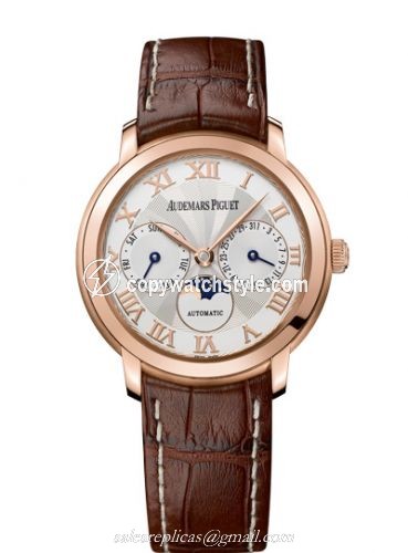 Audemars Piguet Jules Audemars Day & Date Pink Gold / Silver 26250OR.OO.A088CR.01 Audemars Piguet Jules Audemars Day & Date Pink Gold / Silver 26250OR.OO.A088CR.01