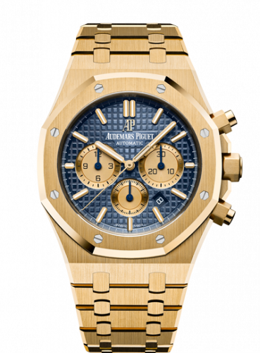 Audemars Piguet Royal Oak Chronograph 41 Yellow Gold / Blue / Bracelet 26331BA.OO.1220BA.01 Audemars Piguet Royal Oak Chronograph 41 Yellow Gold / Blue / Bracelet 26331BA.OO.1220BA.01