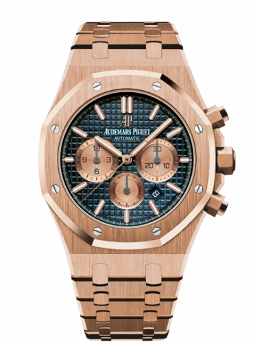 Audemars Piguet Royal Oak Chronograph 41 Pink Gold / Blue 26331OR.OO.1220OR.01 Audemars Piguet Royal Oak Chronograph 41 Pink Gold / Blue 26331OR.OO.1220OR.01