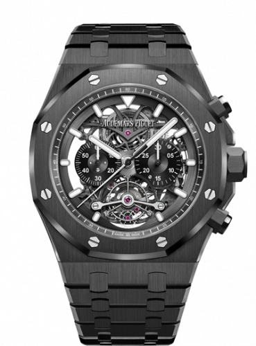 Audemars Piguet Royal Oak 26343 Tourbillon Chronograph Openworked Ceramic 26343CE.OO.1247CE.0 Audemars Piguet Royal Oak 26343 Tourbillon Chronograph Openworked Ceramic 26343CE.OO.1247CE.0