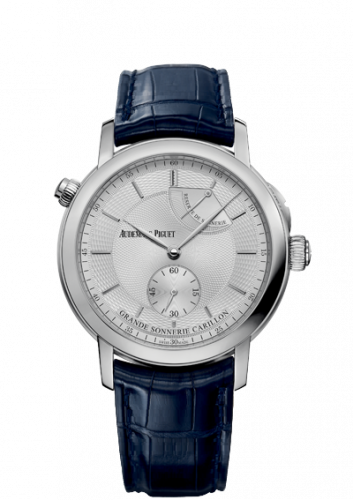 Audemars Piguet Jules Audemars 26344 Grande Sonnerie Carillon Platinum / Silver 26344PT.OO.D028CR.01 Audemars Piguet Jules Audemars 26344 Grande Sonnerie Carillon Platinum / Silver 26344PT.OO.D028CR.01