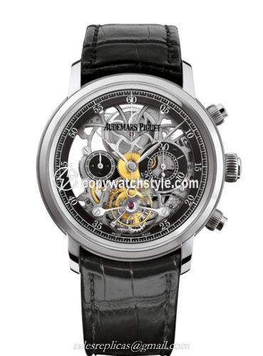 Audemars Piguet Jules Audemars 26346 Tourbillon Chronograph Openworked White Gold Boutique 26346BC.OO.D002CR.02 Audemars Piguet Jules Audemars 26346 Tourbillon Chronograph Openworked White Gold Boutique 26346BC.OO.D002CR.02