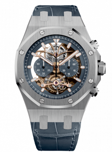 Audemars Piguet Royal Oak Tourbillon Chronograph Openworked Platinum 26347PT.OO.D315CR.01