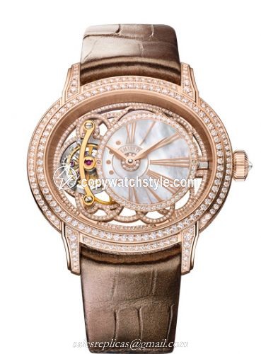 Audemars Piguet Millenary Tourbillon Pink Gold / MOP 26354OR.ZZ.D812CR.01 Audemars Piguet Millenary Tourbillon Pink Gold / MOP 26354OR.ZZ.D812CR.01