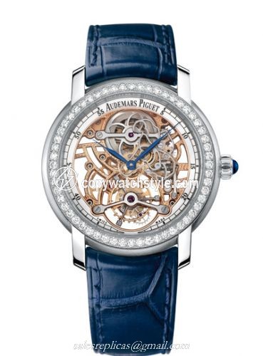 Audemars Piguet Jules Audemars Tourbillon Platinum / Diamond / Openworked 26357PT.ZZ.D028CR.01 Audemars Piguet Jules Audemars Tourbillon Platinum / Diamond / Openworked 26357PT.ZZ.D028CR.01