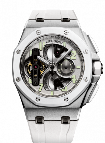 Audemars Piguet Royal Oak OffShore Tourbillon Chronograph White Ceramic 26387IO.OO.D010CA.01 Audemars Piguet Royal Oak OffShore Tourbillon Chronograph White Ceramic 26387IO.OO.D010CA.01