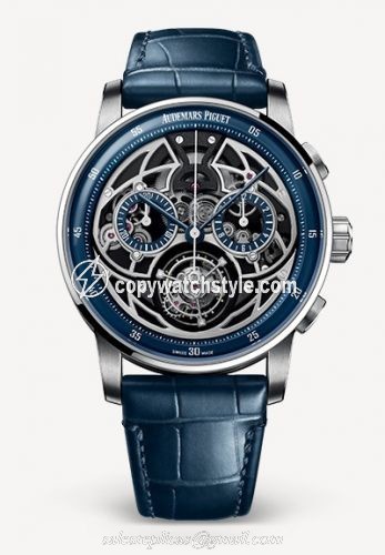 Audemars Piguet CODE 11.59 Selfwinding Flying Tourbillon Chronograph White Gold / Blue 26399BC.OO.D321CR.01 Audemars Piguet CODE 11.59 Selfwinding Flying Tourbillon Chronograph White Gold / Blue 26399BC.OO.D321CR.01