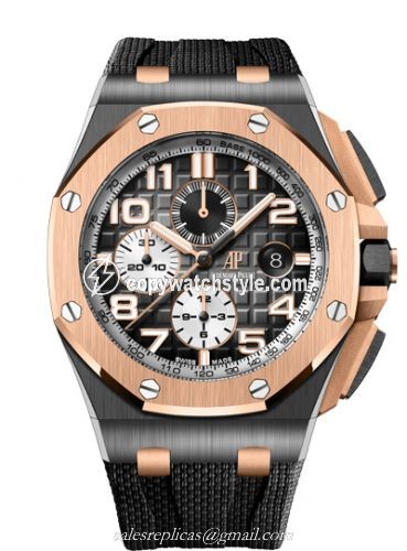 Audemars Piguet Royal Oak Offshore 44 Ceramic / Pink Gold / Grey 26405NR.OO.A002CA.01 Audemars Piguet Royal Oak Offshore 44 Ceramic / Pink Gold / Grey 26405NR.OO.A002CA.01