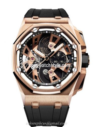 Audemars Piguet Royal Oak Offshore Tourbillon Chronograph Pink Gold 26421OR.OO.A002CA.01 Audemars Piguet Royal Oak Offshore Tourbillon Chronograph Pink Gold 26421OR.OO.A002CA.01