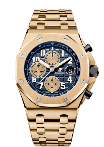Audemars Piguet Royal Oak Offshore 26470 Yellow Gold / Blue 26470BA.OO.1000BA.01 Audemars Piguet Royal Oak Offshore 26470 Yellow Gold / Blue 26470BA.OO.1000BA.01