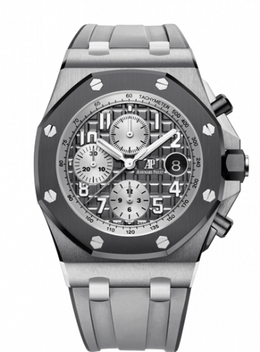 Audemars Piguet Royal Oak Offshore 42 Titanium / Grey / Rubber 26470IO.OO.A006CA.01 Audemars Piguet Royal Oak Offshore 42 Titanium / Grey / Rubber 26470IO.OO.A006CA.01
