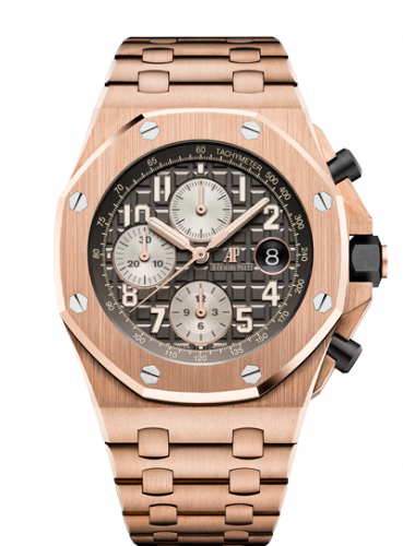 Audemars Piguet Royal Oak Offshore 42 Pink Gold / Grey / Bracelet 26470OR.OO.1000OR.02 Audemars Piguet Royal Oak Offshore 42 Pink Gold / Grey / Bracelet 26470OR.OO.1000OR.02