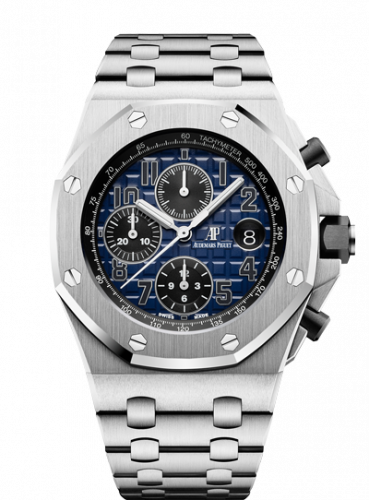 Audemars Piguet Royal Oak Offshore 42 Platinum / Smoked Blue / Bracelet 26470PT.OO.1000PT.02