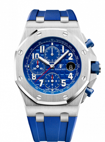 Audemars Piguet Royal Oak Offshore 42 Stainless Steel / Indigo / Rubber 26470ST.OO.A030CA.01 Audemars Piguet Royal Oak Offshore 42 Stainless Steel / Indigo / Rubber 26470ST.OO.A030CA.01