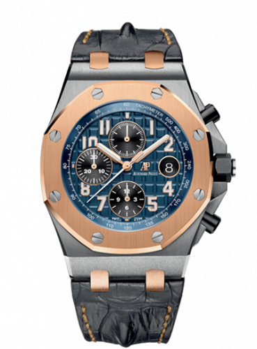 Audemars Piguet Royal Oak Offshore 26471 Stainless Steel / Pink Gold / Bucherer Blue Editions 26471SR.OO.D101CR.01 Audemars Piguet Royal Oak Offshore 26471 Stainless Steel / Pink Gold / Bucherer Blue Editions 26471SR.OO.D101CR.01