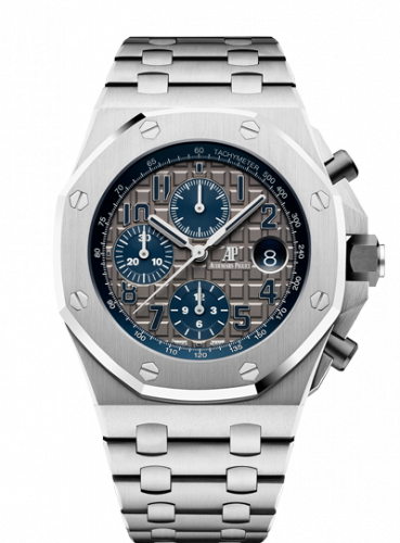 Audemars Piguet Royal Oak OffShore 42 Chronograph Titanium / Grey / Bracelet / QE II Cup 26474TI.OO.1000TI.01