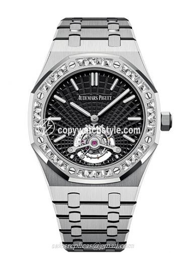 Audemars Piguet Royal Oak Ultra Thin Tourbillon White Gold / Diamond / Japan 26521BC.ZZ.1220BC.01 Audemars Piguet Royal Oak Ultra Thin Tourbillon White Gold / Diamond / Japan 26521BC.ZZ.1220BC.01