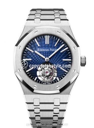 Audemars Piguet Royal Oak Self-Winding Flying Tourbillon Stainless Steel / Blue 26530ST.OO.1220ST.01 Audemars Piguet Royal Oak Self-Winding Flying Tourbillon Stainless Steel / Blue 26530ST.OO.1220ST.01