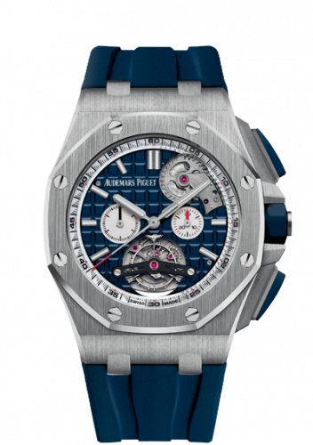 Audemars Piguet Royal Oak Offshore Tourbillon Chronograph Selfwinding Stainless Steel / Blue 26540ST.OO.A027CA.01