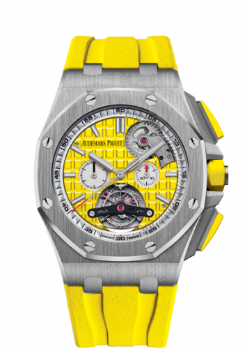 Audemars Piguet Royal Oak Offshore Tourbillon Chronograph Selfwinding Stainless Steel / Yellow 26540ST.OO.A051CA.01 Audemars Piguet Royal Oak Offshore Tourbillon Chronograph Selfwinding Stainless Steel / Yellow 26540ST.OO.A051CA.01