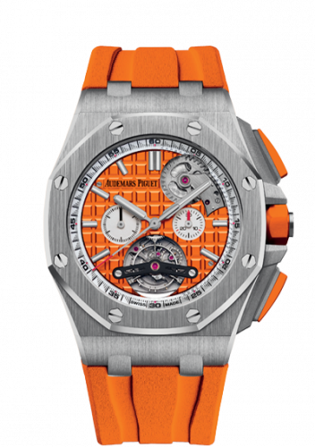 Audemars Piguet Royal Oak Offshore Tourbillon Chronograph Selfwinding Stainless Steel / Orange 26540ST.OO.A070CA.01 Audemars Piguet Royal Oak Offshore Tourbillon Chronograph Selfwinding Stainless Steel / Orange 26540ST.OO.A070CA.01