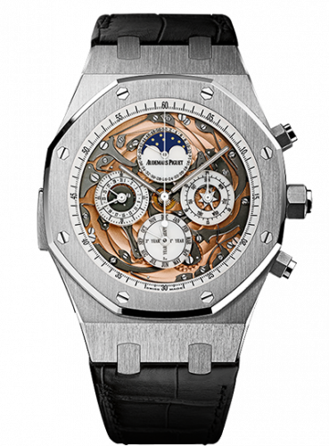 Audemars Piguet Royal Oak Grande Complication Openworked White Gold / Strap 26552BC.OO.D002CR.01 Audemars Piguet Royal Oak Grande Complication Openworked White Gold / Strap 26552BC.OO.D002CR.01