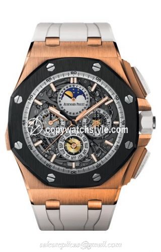 Audemars Piguet Royal Oak OffShore 26571 Grande Complication Pink Gold Ceramic / White 26571RO.OO.A010CA.01 Audemars Piguet Royal Oak OffShore 26571 Grande Complication Pink Gold Ceramic / White 26571RO.OO.A010CA.01
