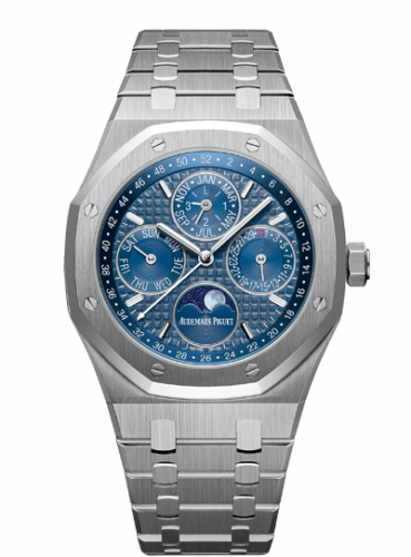 Audemars Piguet Royal Oak Perpetual Calendar 41 Stainless Steel / Blue 26574ST.OO.1220ST.02 Audemars Piguet Royal Oak Perpetual Calendar 41 Stainless Steel / Blue 26574ST.OO.1220ST.02