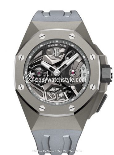 Audemars Piguet Royal Oak Concept GMT Tourbillon Titanium / Grey 26589TI.GG.D006CA.01